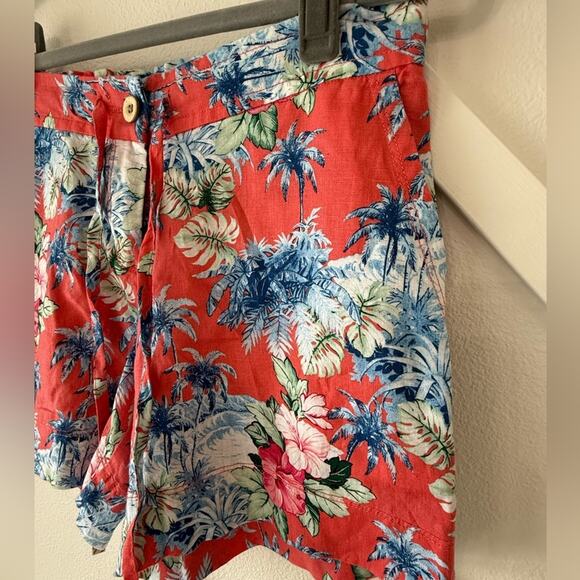 NWT Tommy Bahama Manta Ray Palmbray 5” Linen Shorts size XS - Picture 5 of 11
